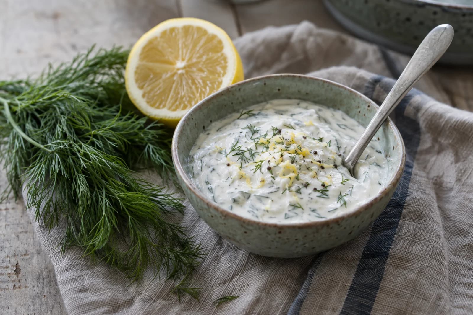 Dilddressing med citron
