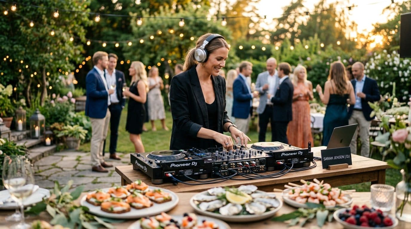 DJ til havefesten: sådan skaber du den rette stemning