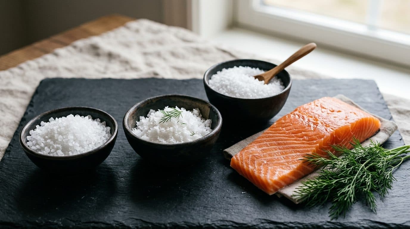 Sådan vælger du det rette salt til hjemmelavet gravlaks